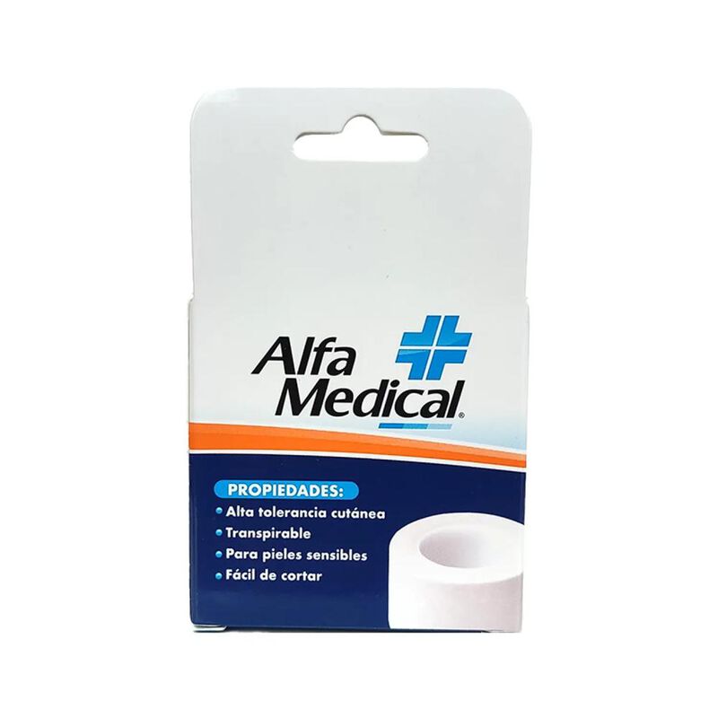 Cinta Microporosa Alfa Medical Color Blanco 2.5... image number null