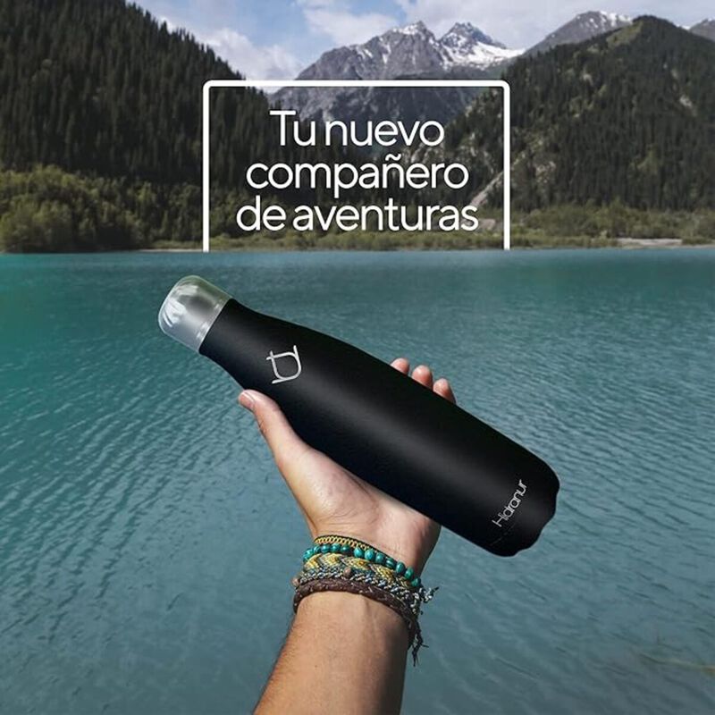 Termo de Acero Inoxidable 25 Oz Negro Hidranur image number null