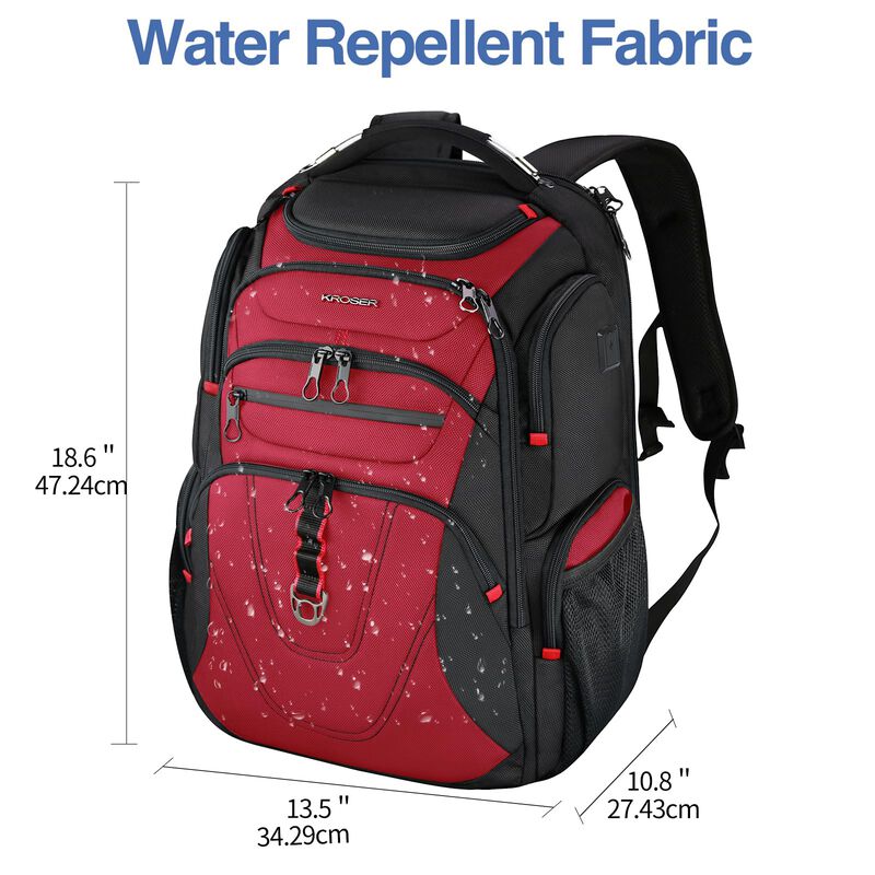 Mochila Kroser XL para Laptop de 17.3 Pulgadas ... image number null