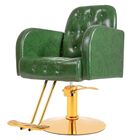 Silla Sill&oacute;n Premium Barberia Est&eacute;tica 360&deg; Neum&aacute;tica Verde