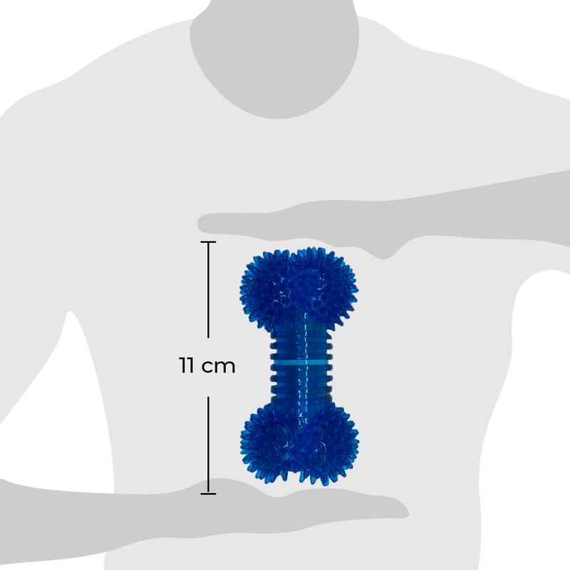 Juguete Para Perro Hueso Chill&oacute;n Azul Vinil Erg... image number null