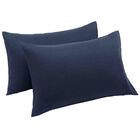 Fundas de Almohada Suaves y Duraderas Azul marino Kyuden Home