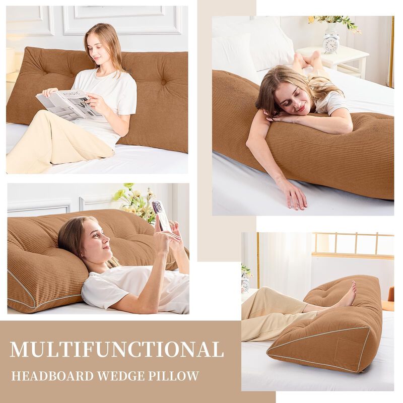 Almohada De Cabecera Sasttie King 75x20x10 Cm C... image number null