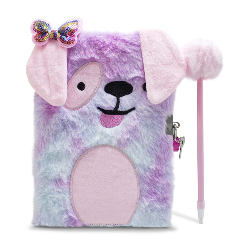 Set Diario Secreto Perrito de Peluche con Canda... image number null