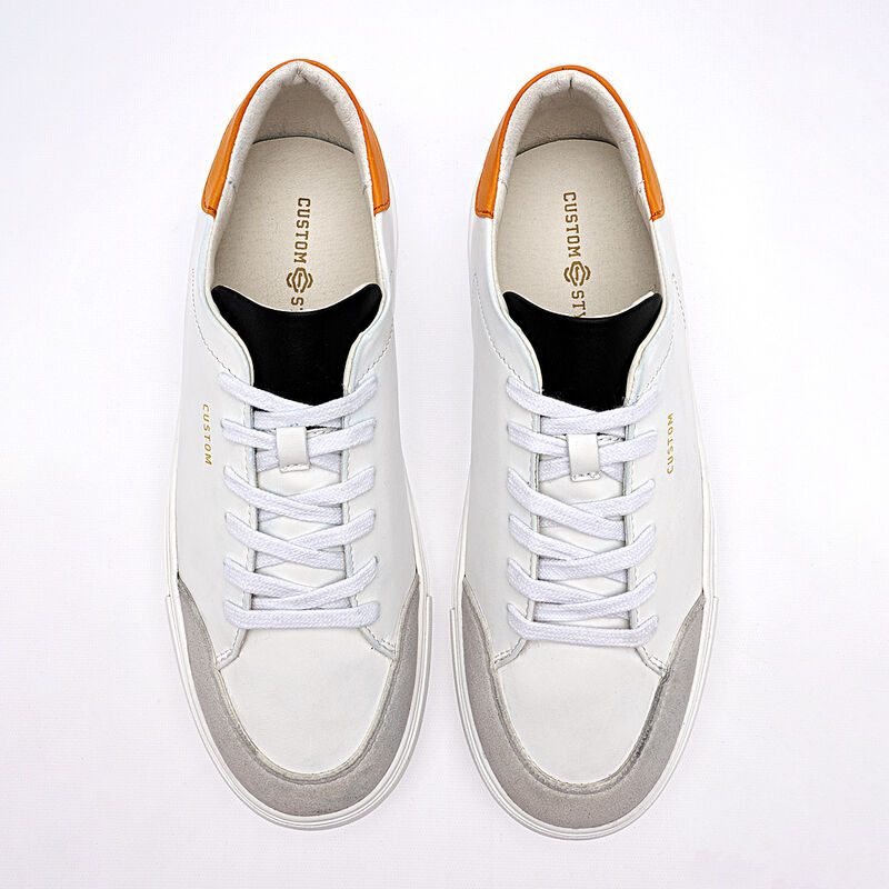 Negro Total tenis para hombre blanco gris naran... image number null