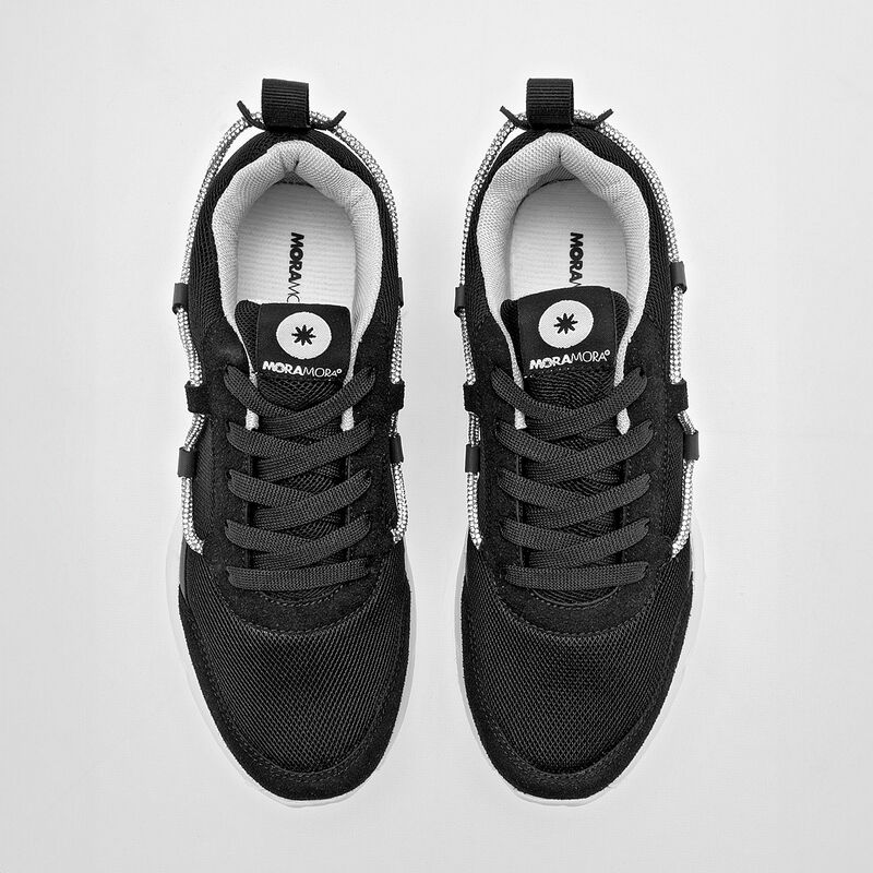 Moramora Tenis Chunky Para Mujer Negro Cod 1287... image number null