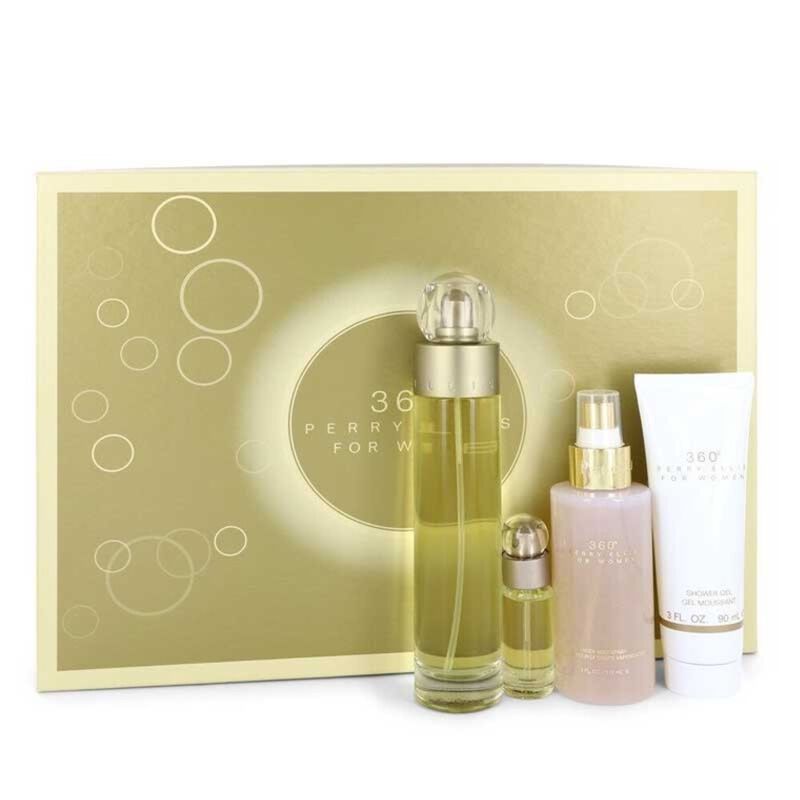 Set 360&deg; 4pzs 100ml Edt Spray/ Shower Gel 90ml/... image number null