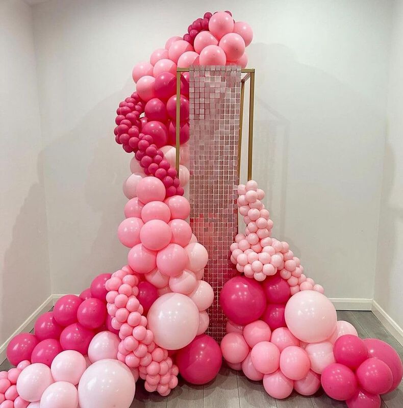 Globos De L&aacute;tex Rosa Kbzvnaf 30 cm, Paquete De ... image number null