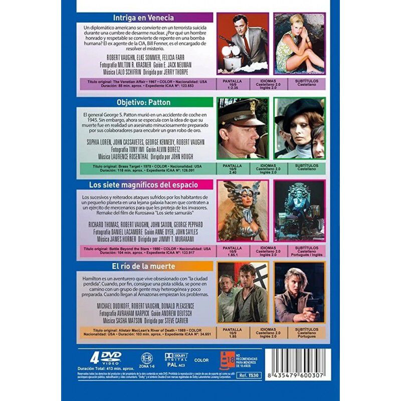 Pack De Robert Vaughn (4 Discos) [dvd] (1967, 1... image number null