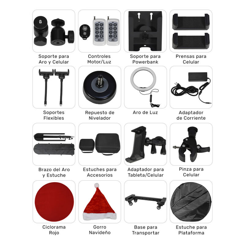 Cabina Foto Video 360&deg; Photobooth 100 Cm Contro... image number null