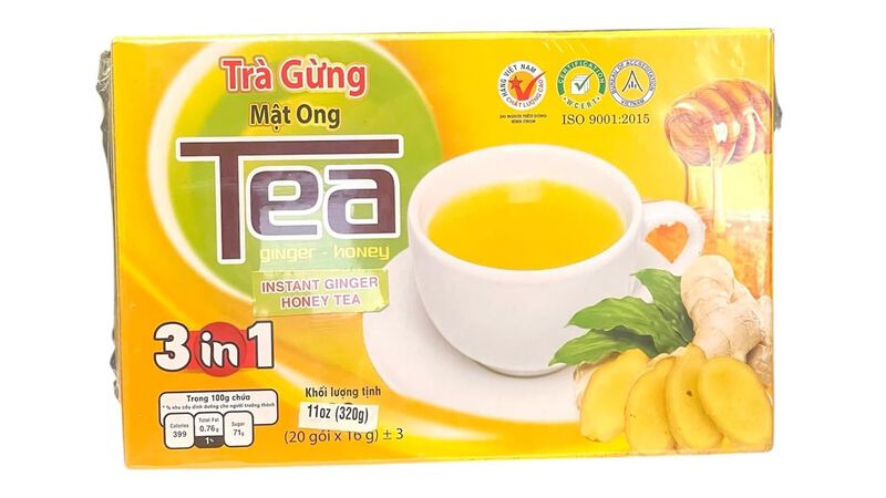 T&eacute; Instant&aacute;neo De Jengibre Y Miel &ndash; Paquete De ... image number null