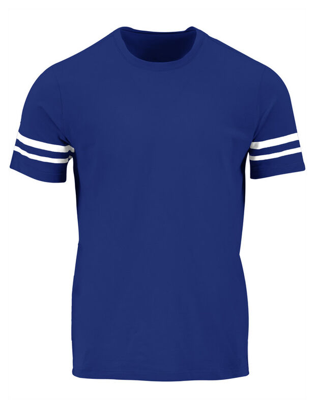 Playera Hombre Casual Premium Cuello Redondo Az... image number null