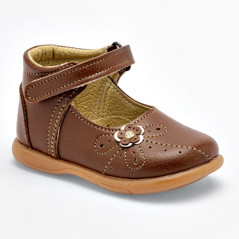 Chaparrin Zapatitos para beb&eacute; ni&ntilde;a caf&eacute; image number null