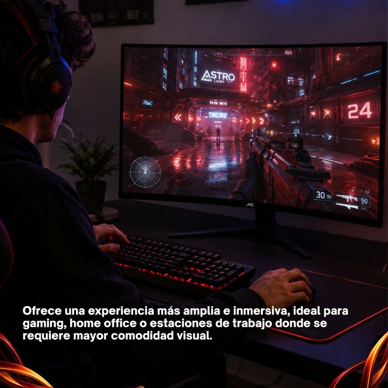 Jvc Pack 2 Gaming Monitor 32 Pulgadas  Full Hd ... image number null