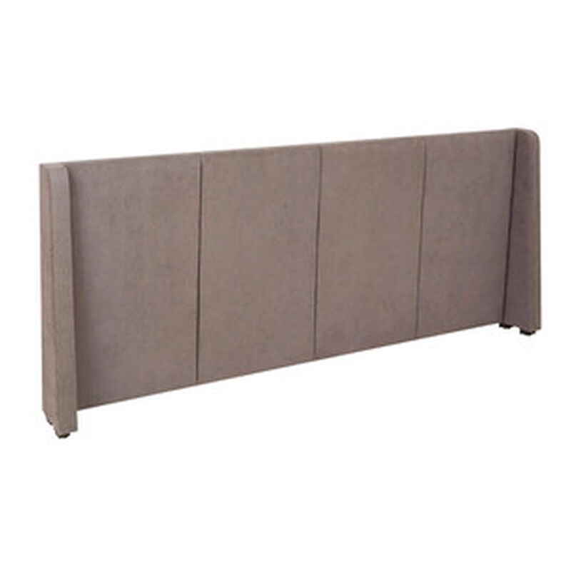 Cabecera King Size Dicasa Milan Gris Oscuro image number null