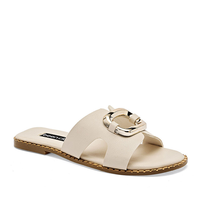 Been Class sandalia piso para mujer latte cod 1... image number null