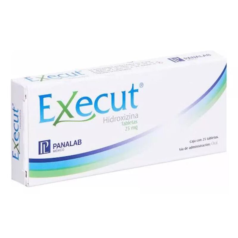 Execut Tabletas 25 Mg, 25 Tabletas image number null