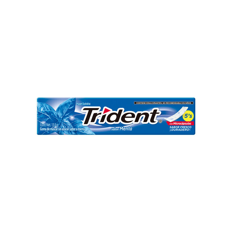TRIDENT TA 5S MENTA 135G image number null