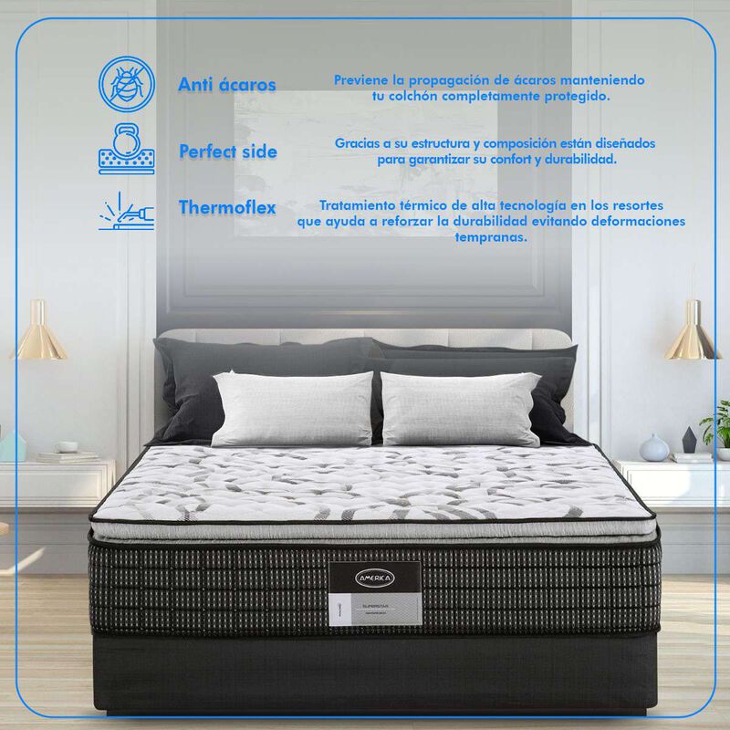 Colch&oacute;n Am&eacute;rica Individual Superstar Medio image number null
