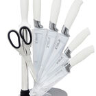 Juego de Cuchillos con Base Exclusive Collection Blanco