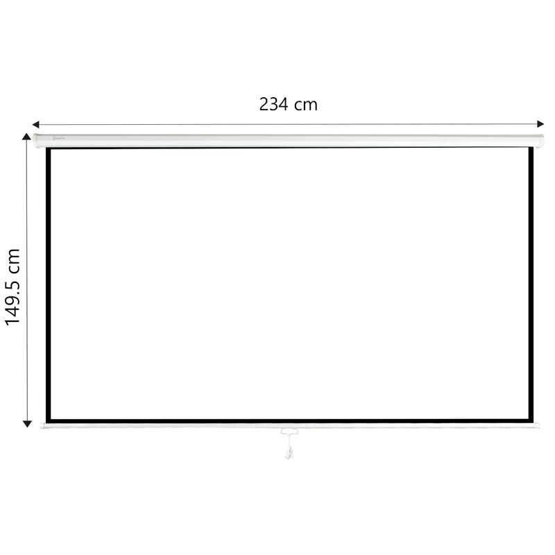 Pantalla para Proyector Manual 100' Blackout 16... image number null
