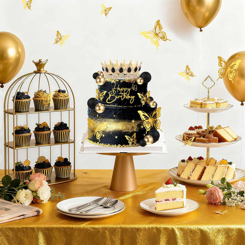 Set De Corona Y Decoraciones Para Pastel Zoyvux... image number null