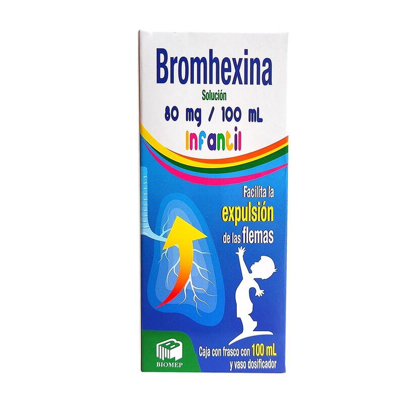 Bromhexina Infantil 80 Mg/100 Ml 100 Mililitro image number null