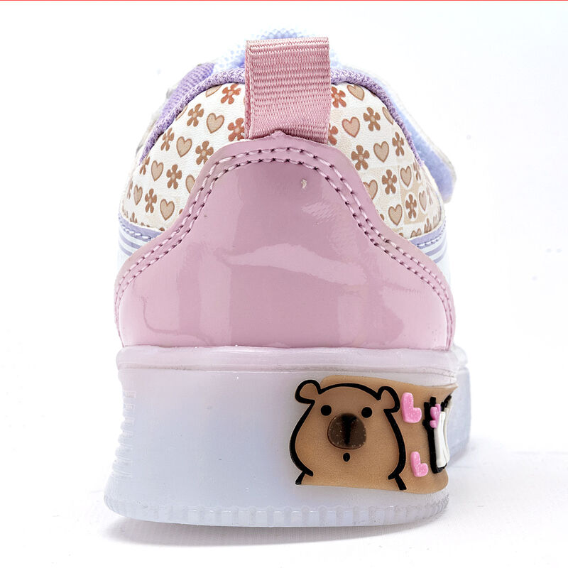 Space Boys Tenis Con Luces Para Beb&eacute; Blanco Lil... image number null