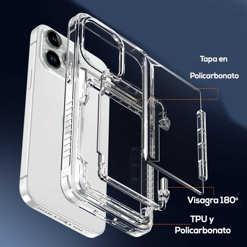 Funda Tekku Tpu Tarjetero Para Iphone 15 Pro Tr... image number null