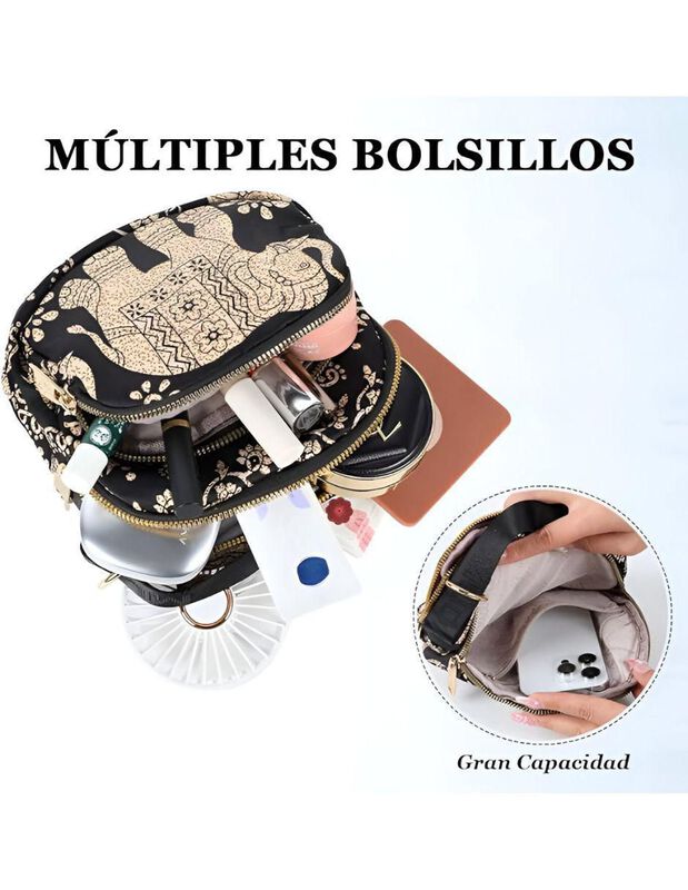 Bolsa Crossbody Pink Brule Crosschic Para Mujer image number null