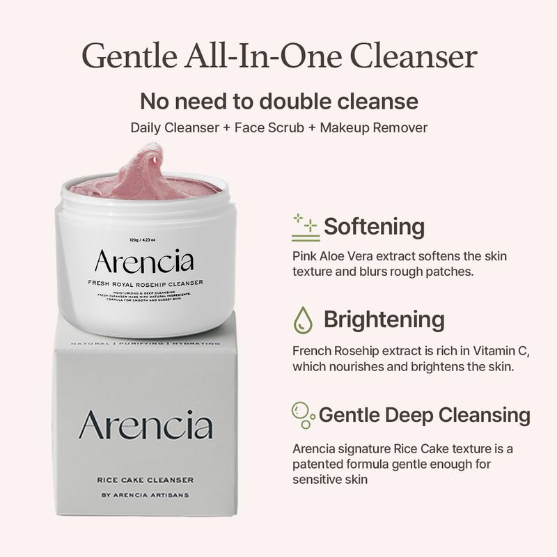 Limpiador Facial Y Exfoliante Diario Arencia, R... image number null