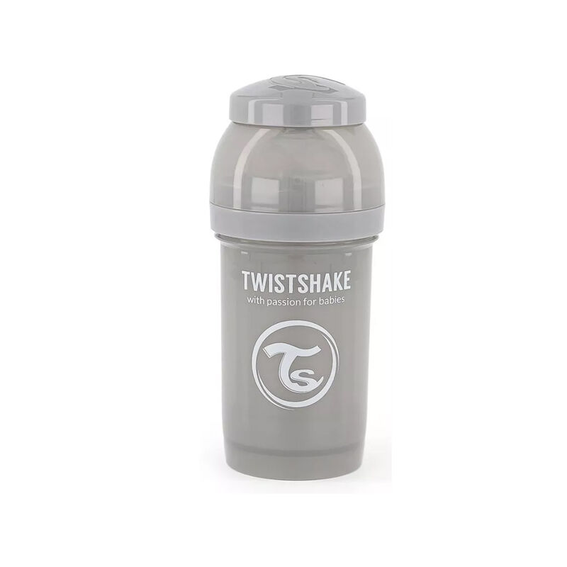 Biberón Twistshake Anti Colic 6oz Gris Pastel image number null