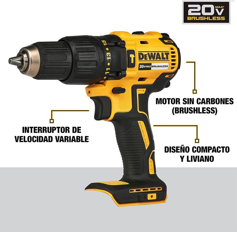 Taladro Rotomartillo Dewalt Max Brushless 20v 1... image number null