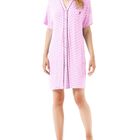 Camis&oacute;n Corto de Mujer con Corazones Rosa