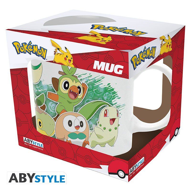 Taza Pokemon Grass Partners Cer&aacute;mica 320 ml image number null