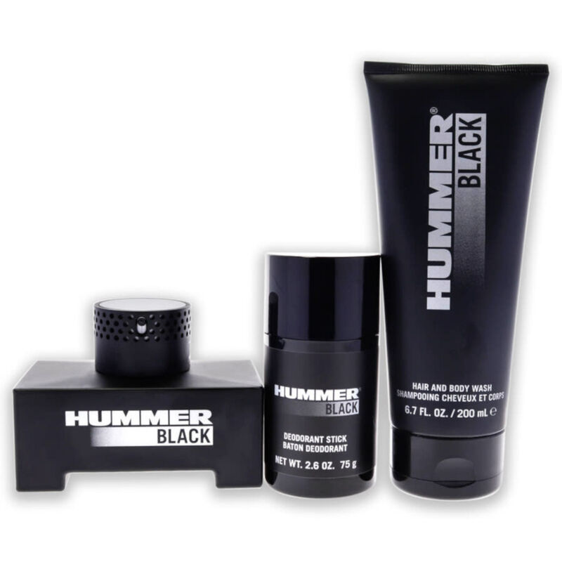 Set Hummer Black 3pzs 125ml Edt Spray / Desodor... image number null