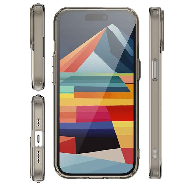 Funda Tekku Tpu Rugged Para Iphone 15 Plus Humo image number null