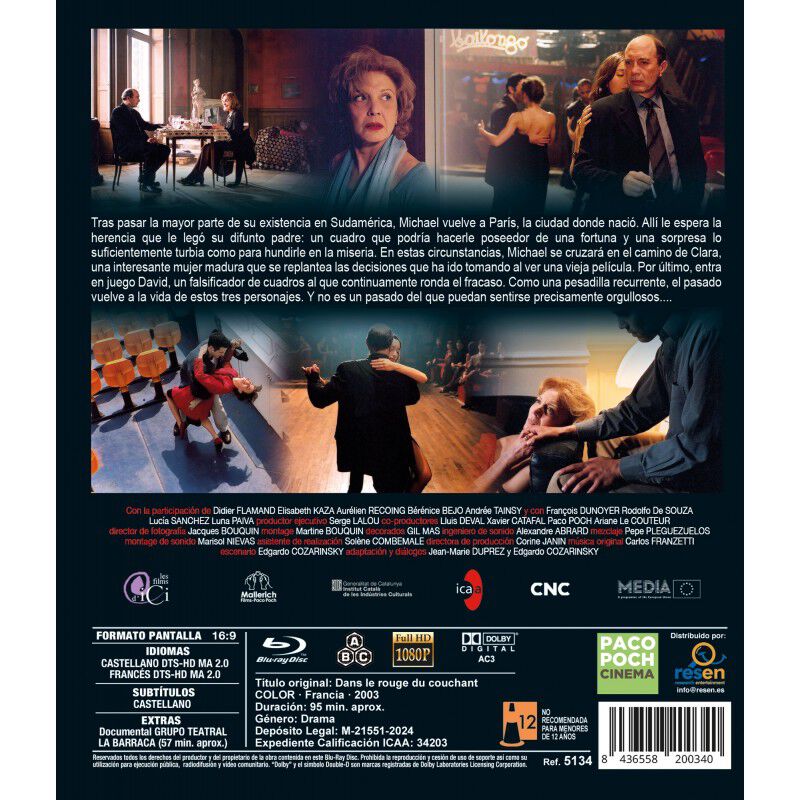 Crep&uacute;sculo Rojo [blu-ray ] (2003) Dans Le Rouge... image number null
