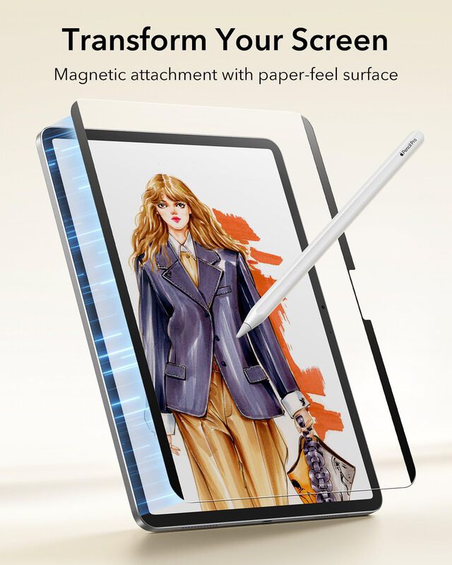 Protector De Pantalla Esr Paper-feel Magnetic P... image number null