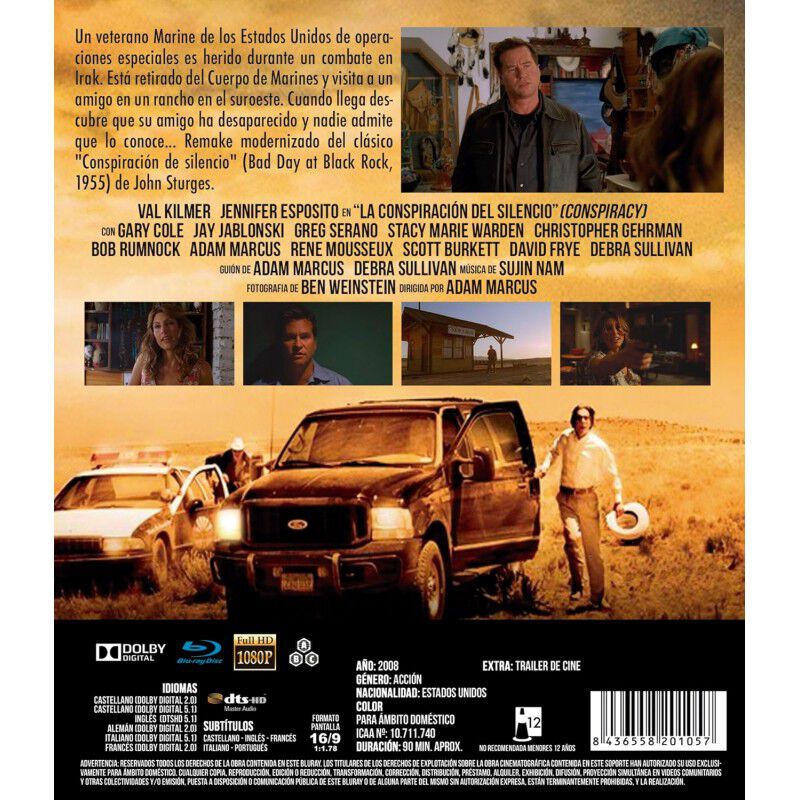 La Conspiraci&oacute;n Del Silencio [blu-ray] (2008) C... image number null