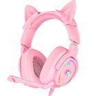 Aud&iacute;fonos Jimonyer 7.1 Rgb Pinkcat Over Ear