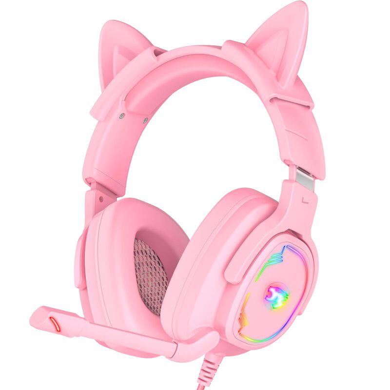 Aud&iacute;fonos Jimonyer 7.1 Rgb Pinkcat Over Ear image number null