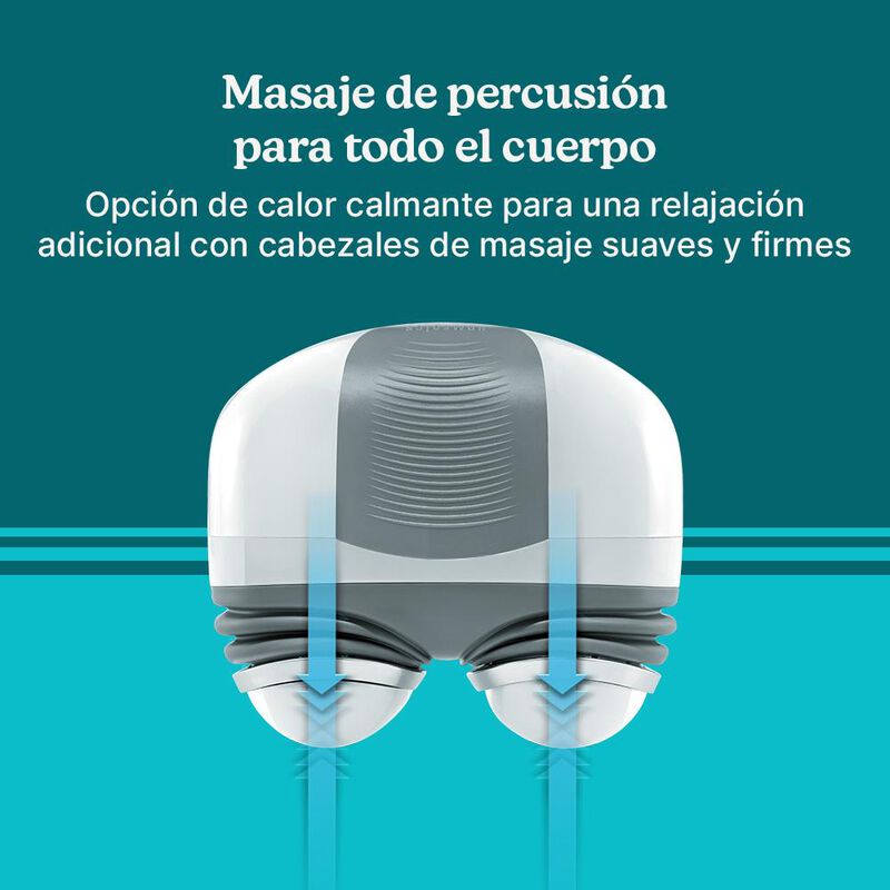 Masajeador de Mano Homedics con Doble Cabezal c... image number null