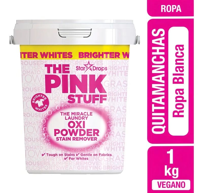 Quitamanchas Polvo Blanqueador The Pink Stuff 1... image number null