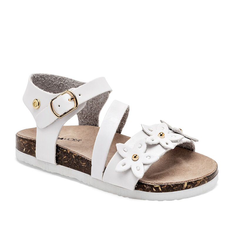 Moramora Sandalia para ni&ntilde;a blanco image number null