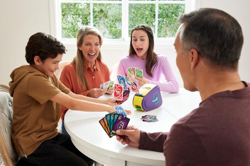 Juego De Cartas Mattel Games Uno Flip Attack Pa... image number null