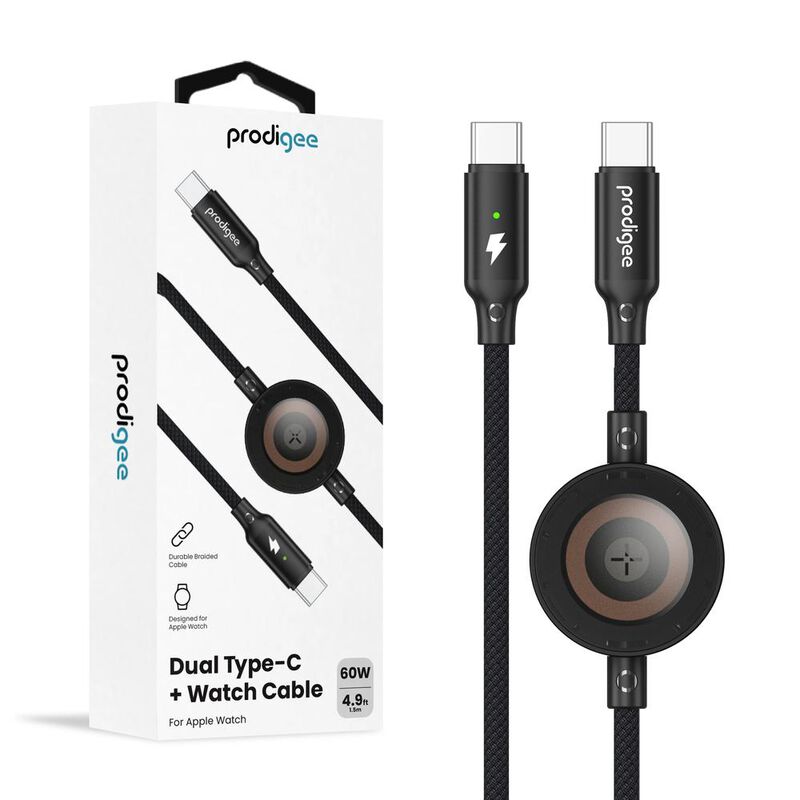 Cable Tipo C + Cargador para Apple Watch Prodig... image number null