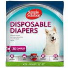 Pa&ntilde;ales Desechables Para Perros Simple Solution True Fit Xxl, 30 Unidades