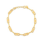 Pulsera De Oro Amarillo 10k (17.5 + 2cm Aprox.)