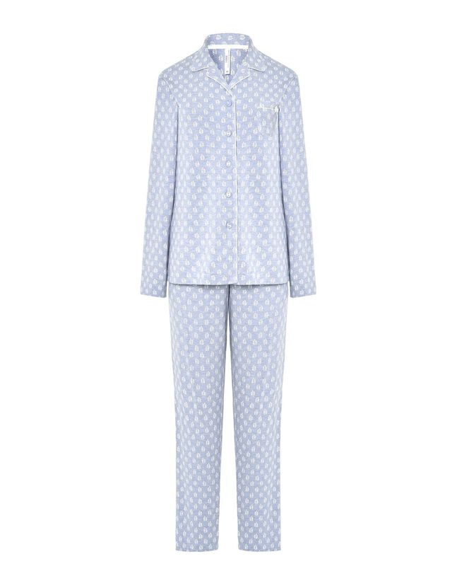 Pijama Hojas Abierto Acero image number null